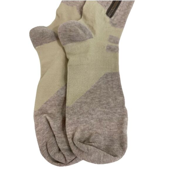 Hammacher Schlemmer Zip Up Compression Socks Size Large Nude Beige 97090 - Picture 5 of 9